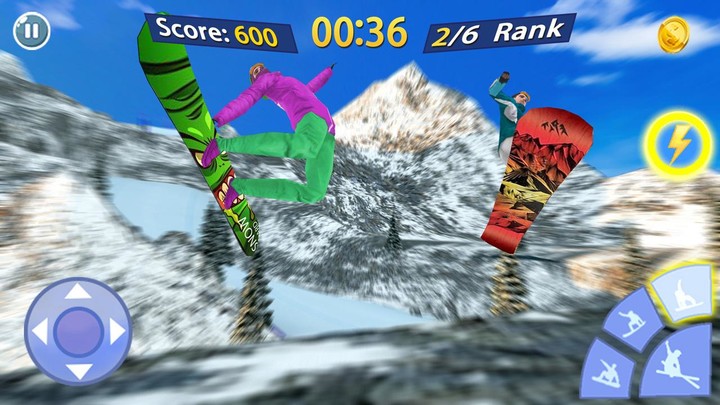 Snow Mountain Skater screenshot image 3_Popularmodapk.com
