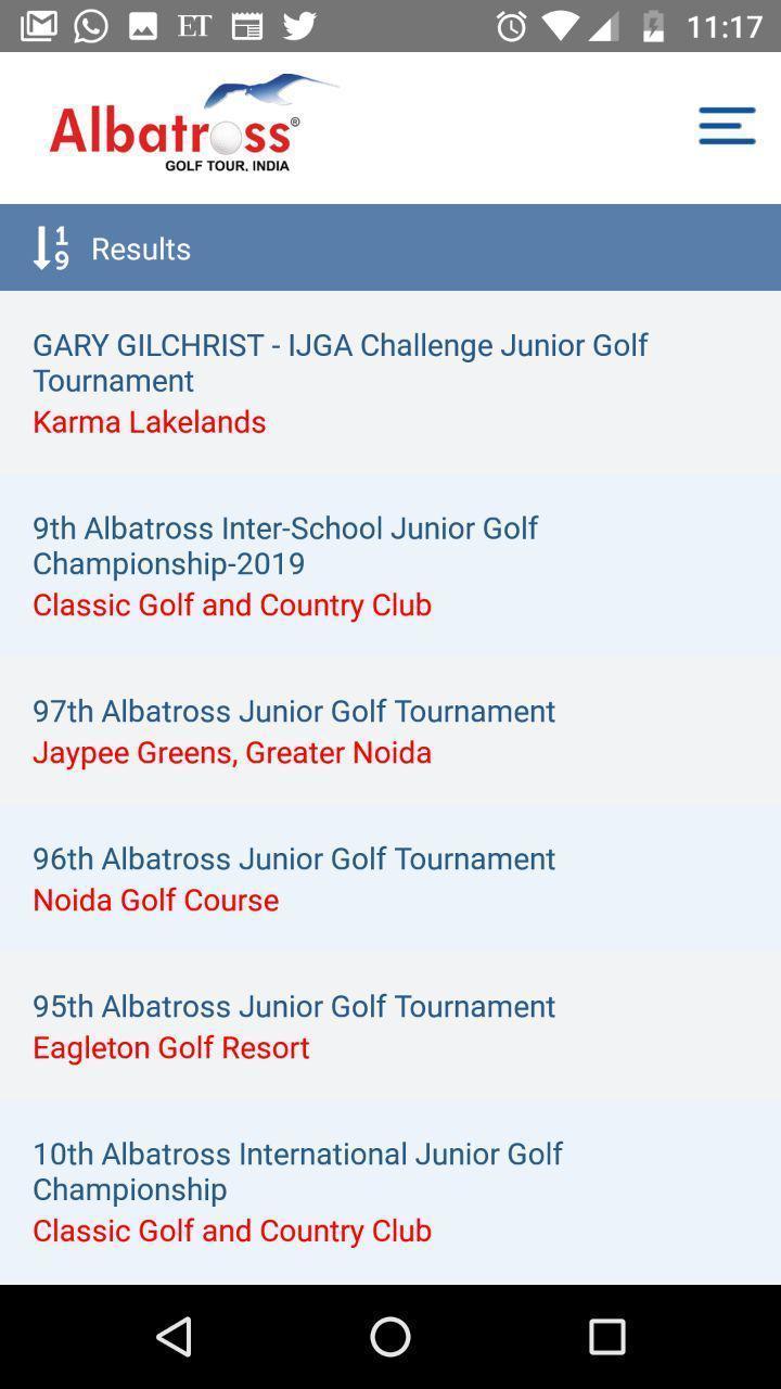 Albatross Golf Tour, India screenshot image 3_Popularmodapk.com