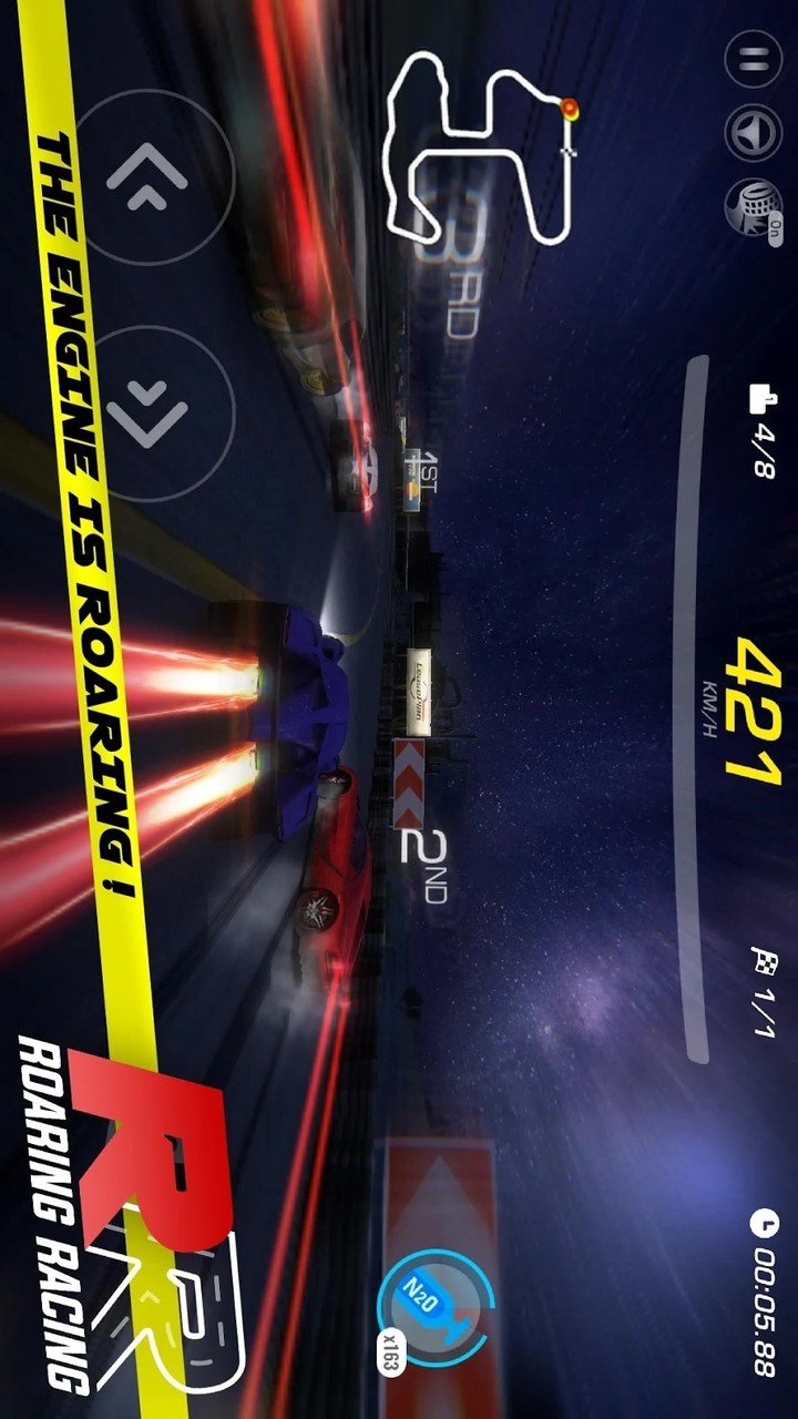 Roaring Racing(Large gold coins) screenshot image 1_Popularmodapk.com