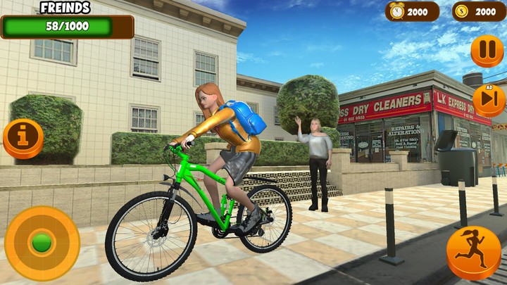 High School Girl Life Sim Game screenshot image 2_Popularmodapk.com