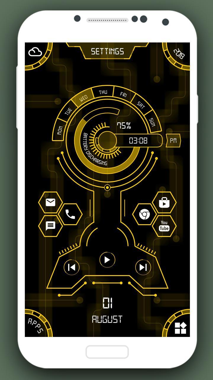 Unique Launcher 2 - LockApp screenshot image 7_Popularmodapk.com