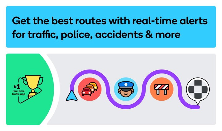 Waze - GPS, Maps, Traffic Alerts & Live Navigation screenshot image 6_Popularmodapk.com