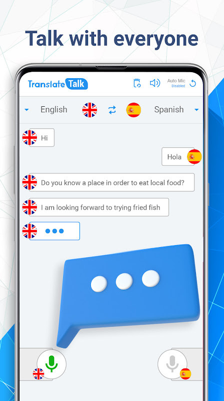 Talkao Translate - Voice Translator & Dictionary screenshot image 1_Popularmodapk.com