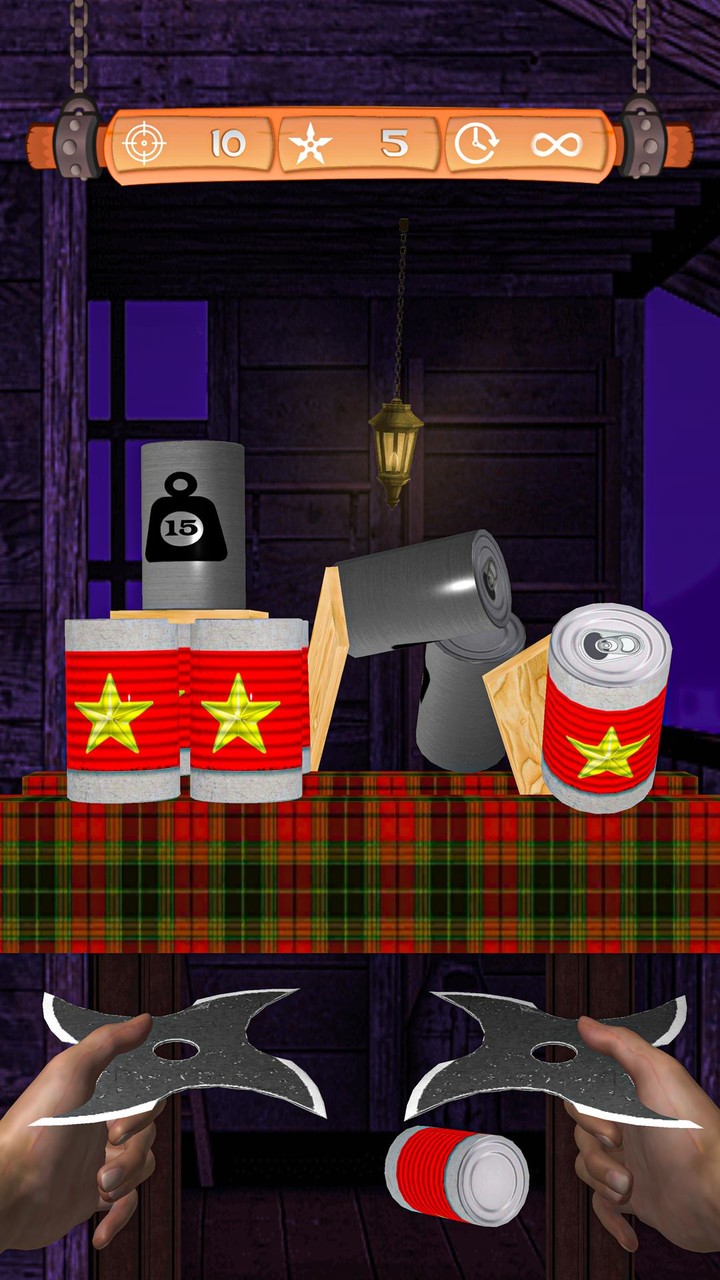 Ninja Shuriken Hit & Knockdown screenshot image 2_Popularmodapk.com