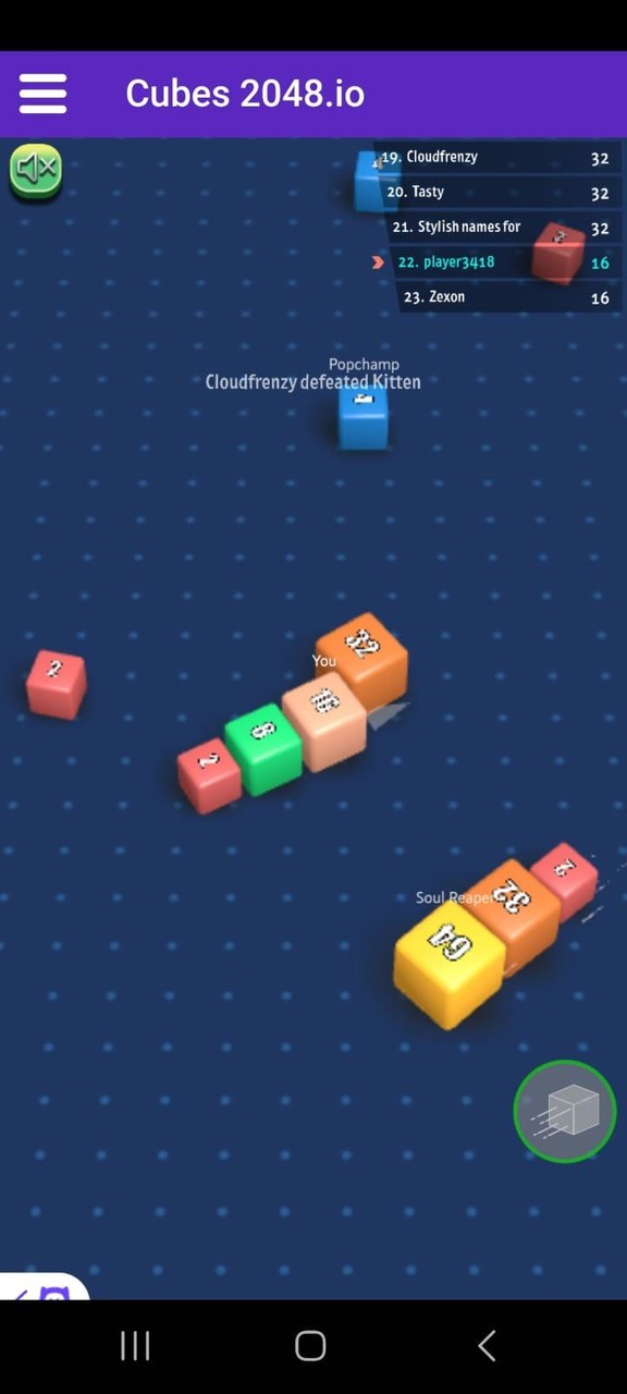 Cubes 2048.io screenshot image 1_Popularmodapk.com
