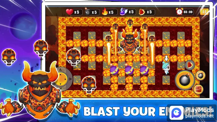 Bomber : Bomb Man<span>(unlimited money)</span> screenshot image 4_Popularmodapk.com