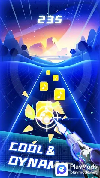 Beats shooting-EDM music game<span>(Unlimited Diamonds)</span> screenshot image 1_Popularmodapk.com
