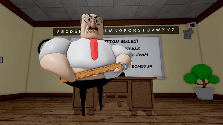 School Obby Teacher Escape Mod screenshot image 1_Popularmodapk.com