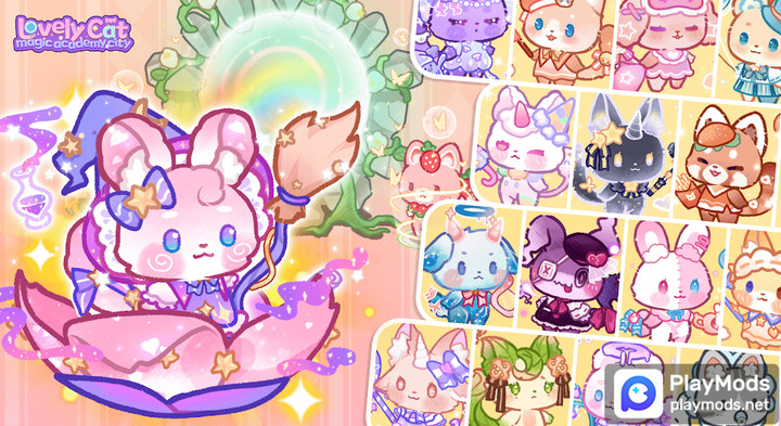 Lovely Cat: Magic Academy City<span>(No ads)</span> screenshot image 2_Popularmodapk.com