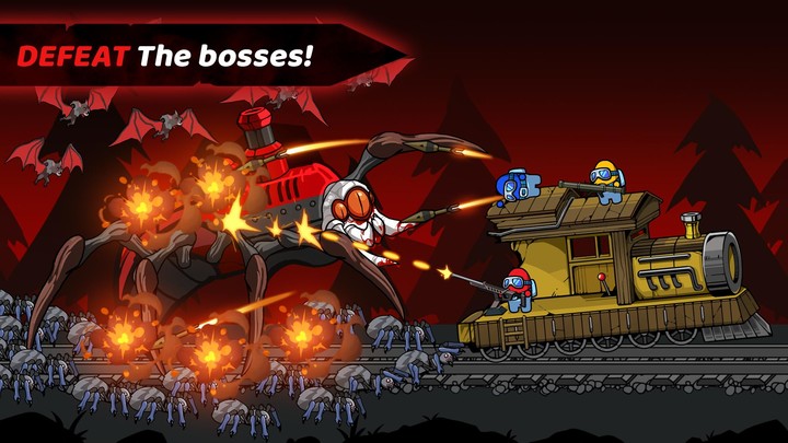 Impostor Survival Spider Train screenshot image 3_Popularmodapk.com