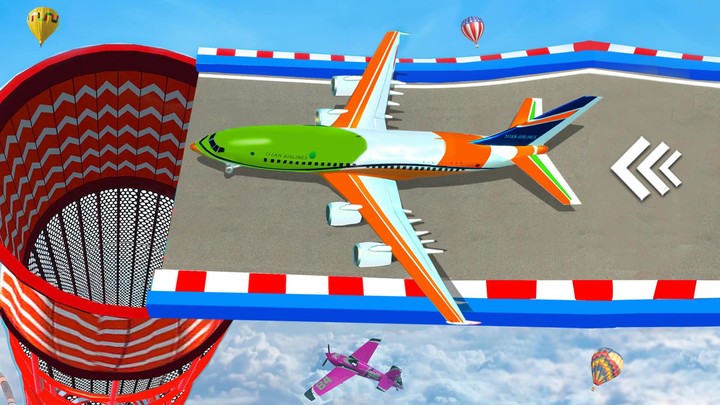 Airplane Mega Ramp Stunt Games screenshot image 2_Popularmodapk.com