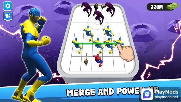 Merge Master: Superhero Fight<span>(God Mode)</span> screenshot image 1_Popularmodapk.com
