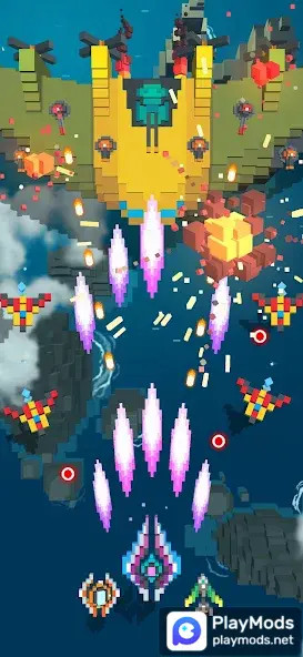Sky Wings: Pixel Fighter 3D<span>(mod)</span> screenshot image 4_Popularmodapk.com
