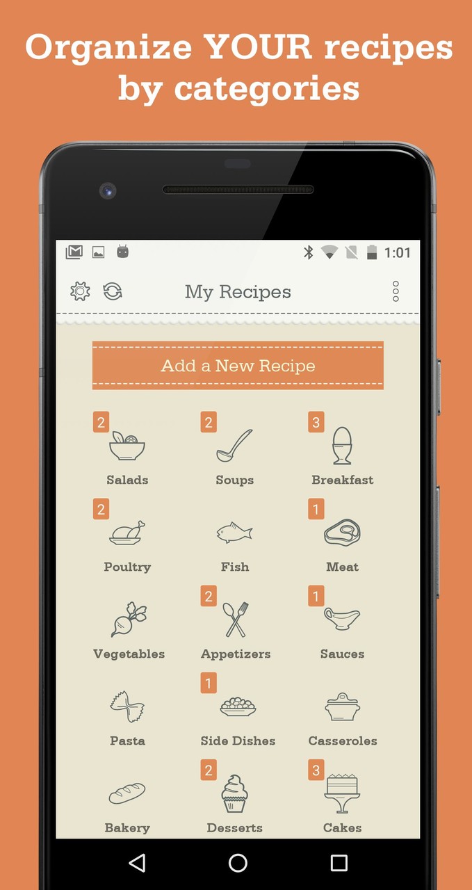OrganizEat - Recipe Keeper & Organizer Cookbook screenshot image 2_Popularmodapk.com