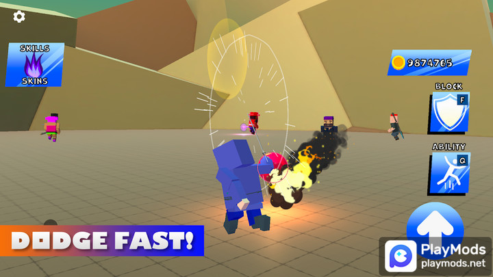 Blade Ball: Dodgeball Offline<span>(No Ads)</span> screenshot image 5_Popularmodapk.com