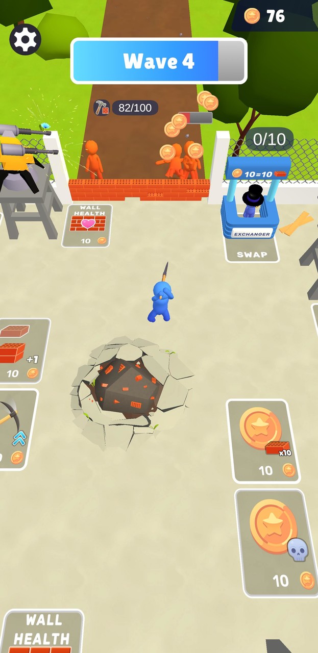 Zombie Raid 3D: Wall Defence screenshot image 2_Popularmodapk.com