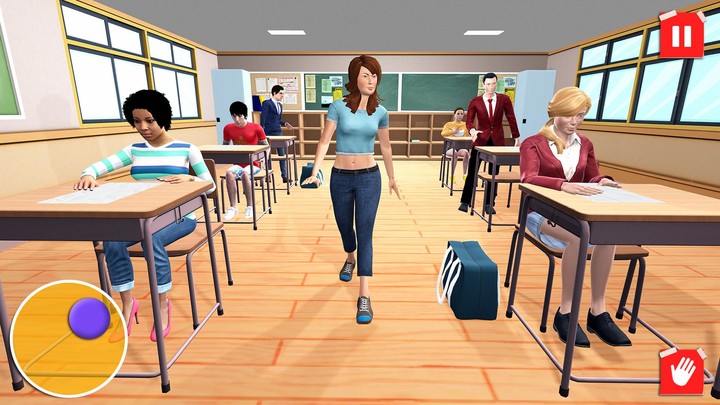 School Girl Simulator Games screenshot image 2_Popularmodapk.com