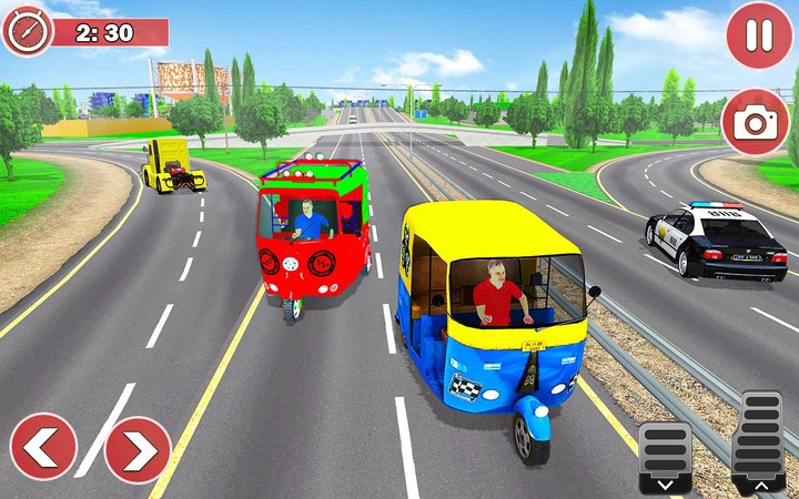 Modern Auto Rickshaw Games 3d screenshot image 5_Popularmodapk.com