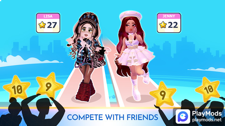 Fashion Frenzy: Blox Runway<span>(No Ads)</span> screenshot image 2_Popularmodapk.com