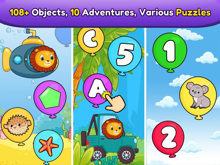 Balloon Pop Kids Learning Game screenshot image 3_Popularmodapk.com