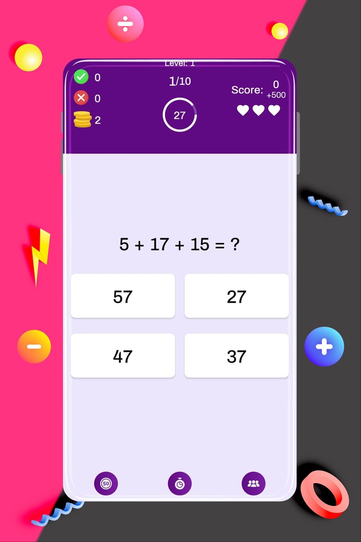math game : Math Mastery Quest screenshot image 3_Popularmodapk.com