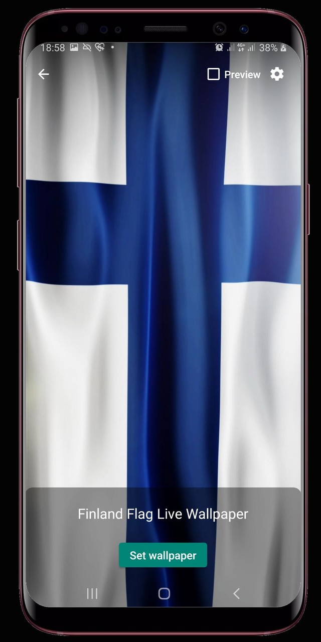 Finland Flag Live Wallpaper screenshot image 7_Popularmodapk.com