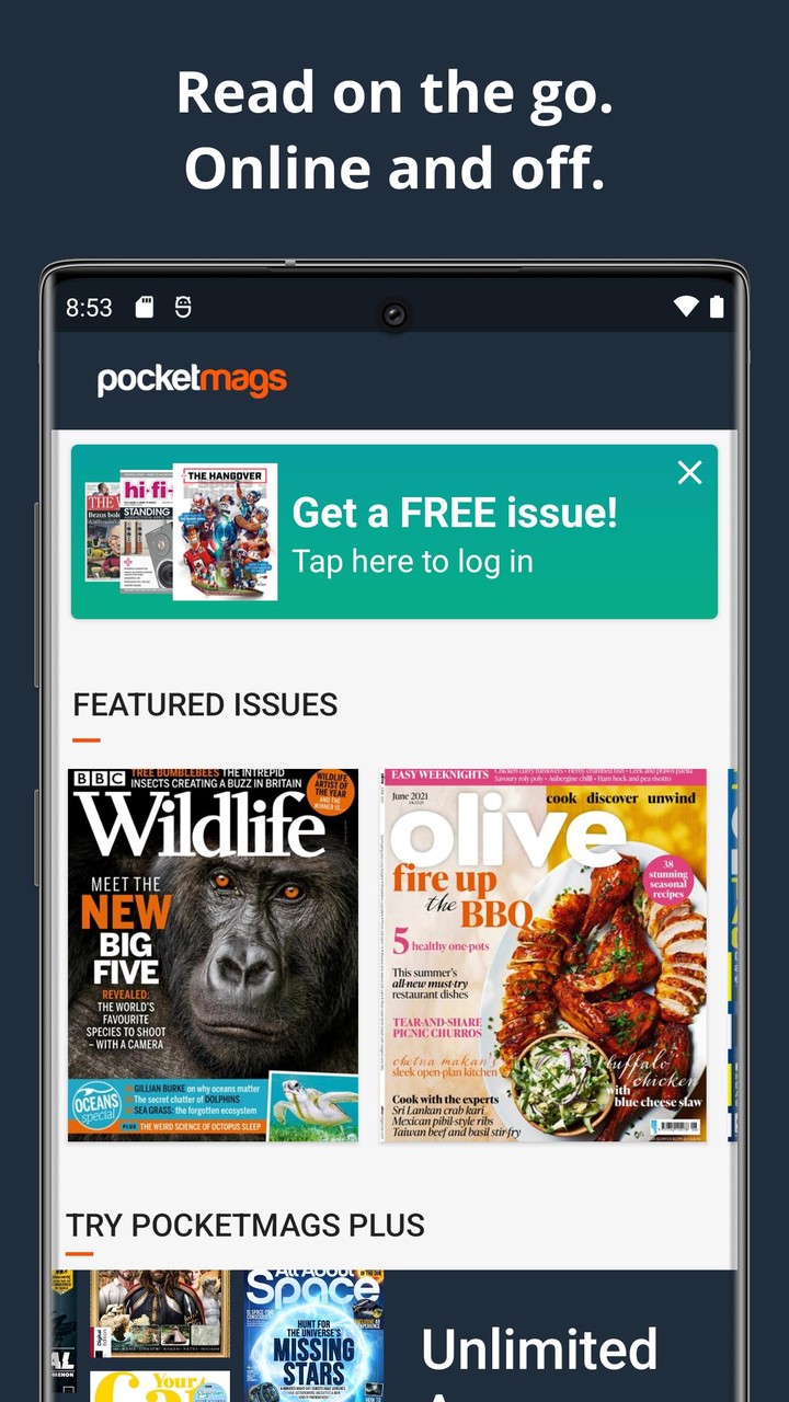 Pocketmags Magazine Newsstand screenshot image 3_Popularmodapk.com