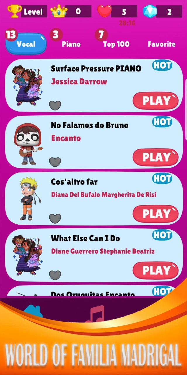 Encanto Piano tiles Anime Game screenshot image 4_Popularmodapk.com