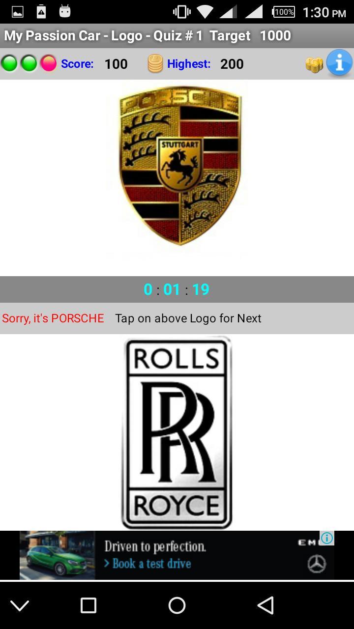 Car Logo Quiz screenshot image 17_Popularmodapk.com