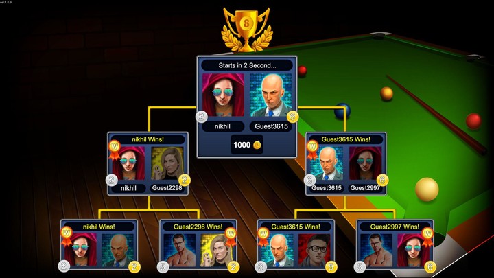 Speed 8 Ball World Challenge screenshot image 2_Popularmodapk.com