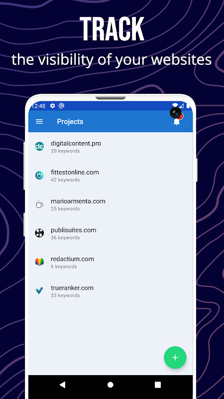 TrueRanker - SEO Rank Tracker screenshot image 1_Popularmodapk.com