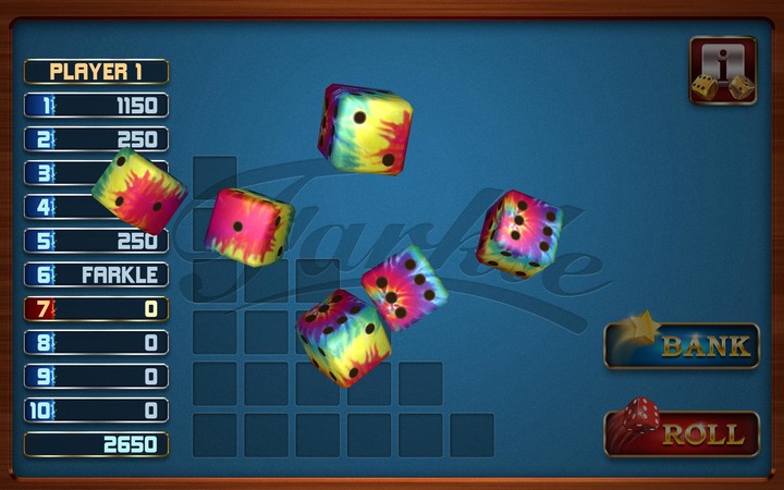 Farkle Dice Game screenshot image 4_Popularmodapk.com