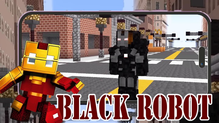 Iron Man Minecraft Mod skin PE screenshot image 4_Popularmodapk.com