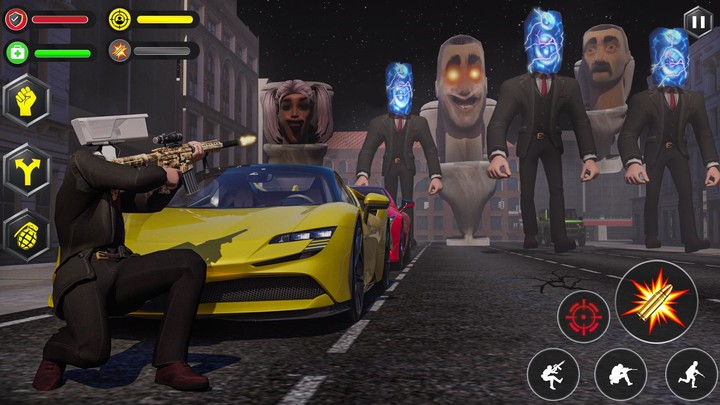 Toilet Monster Survival Shoot screenshot image 1_Popularmodapk.com