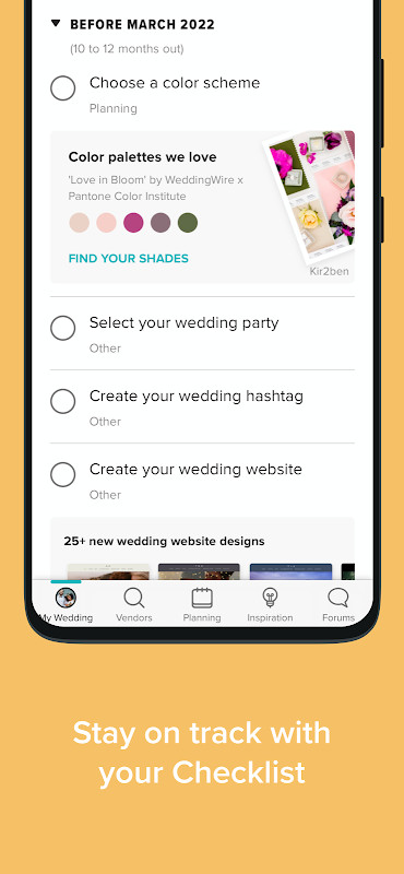Wedding Planner by WeddingWire screenshot image 5_Popularmodapk.com