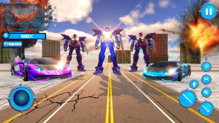 Police Dog Robot Car Games screenshot image 2_Popularmodapk.com