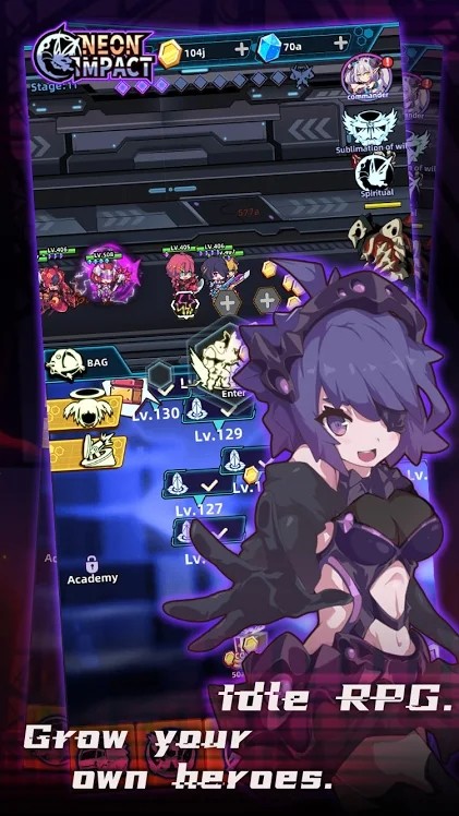 Neon Impact(Free Shopping) screenshot image 1_Popularmodapk.com