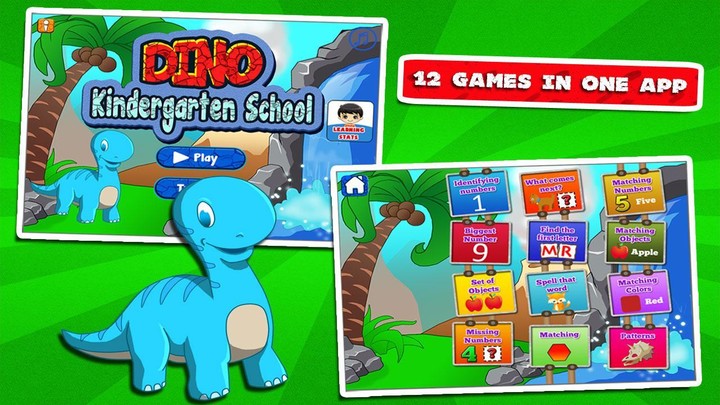 Dino Kindergarten Fun Games screenshot image 1_Popularmodapk.com