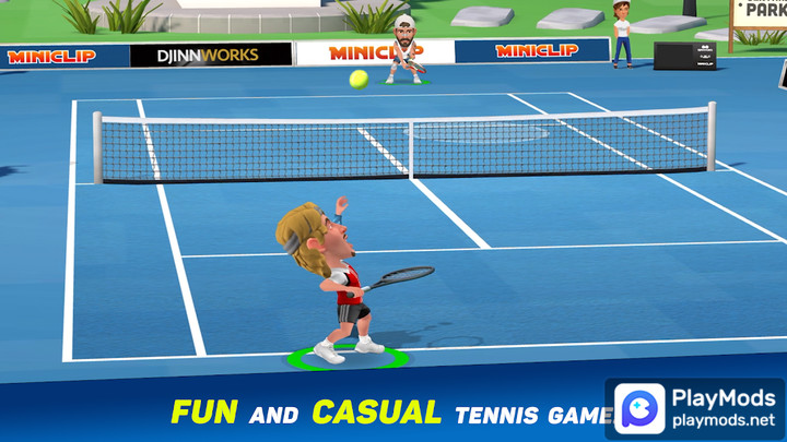 Mini Tennis: Perfect Smash<span>(Mod Menu)</span> screenshot image 1_Popularmodapk.com