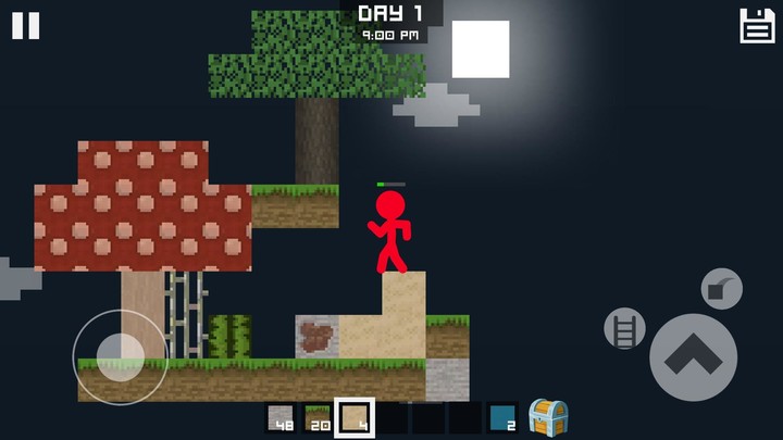 Stickman One Block Survival screenshot image 4_Popularmodapk.com