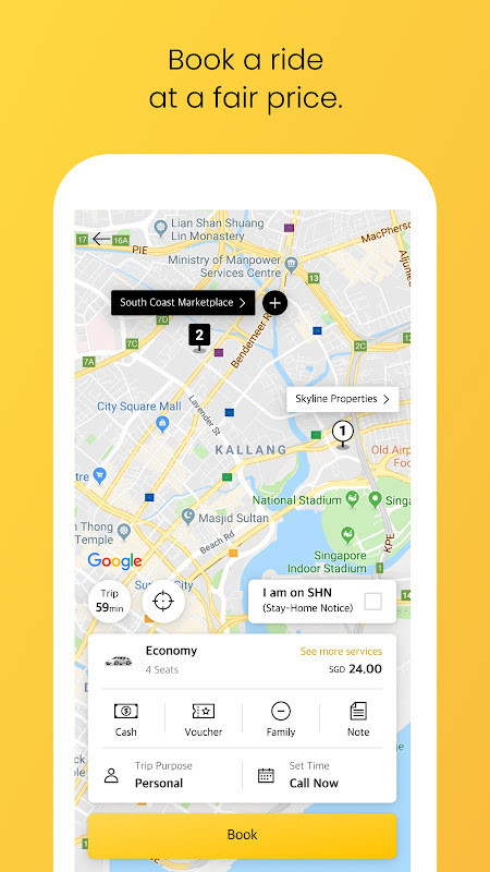 TADA Ride Hailing screenshot image 1_Popularmodapk.com