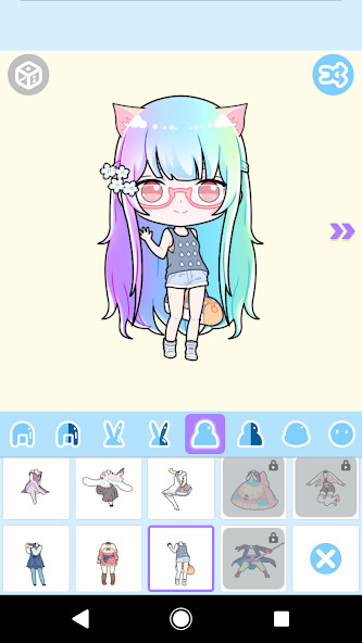 Cute Avatar Maker: Make Your O screenshot image 4_Popularmodapk.com