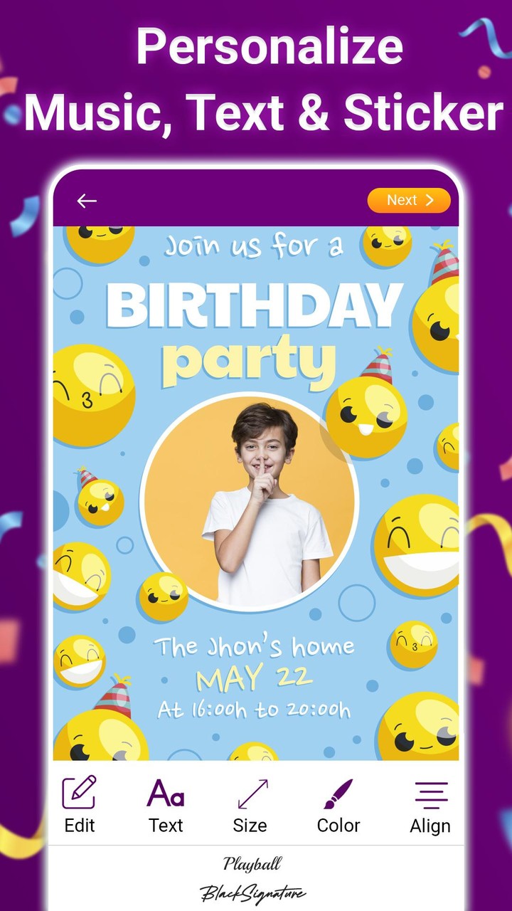 Birthday Card Maker 2022 screenshot image 23_Popularmodapk.com