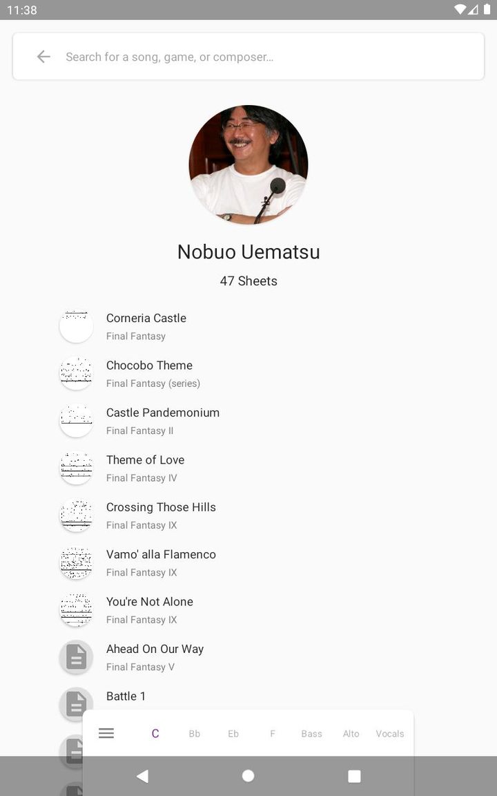 VGLeadSheets screenshot image 6_Popularmodapk.com