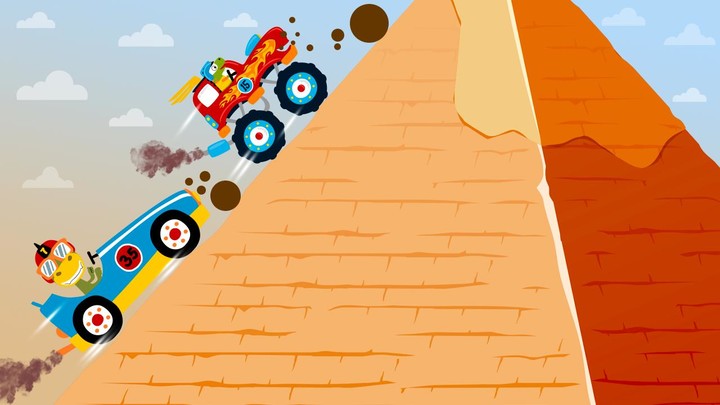 Dinosaurs Cars Ride on Hills screenshot image 5_Popularmodapk.com