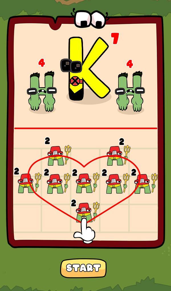 Merge Alphabet 2D Fusion Fight screenshot image 1_Popularmodapk.com
