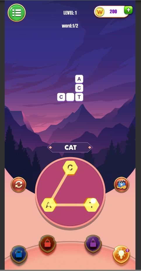Word Connect crossword puzzle screenshot image 4_Popularmodapk.com