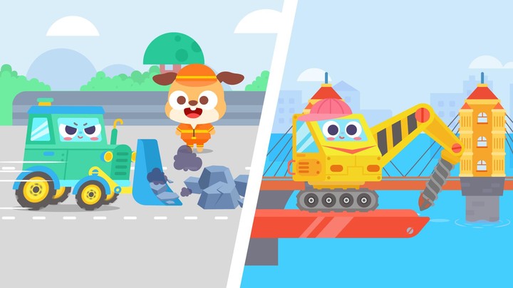 DuDu Engineering Truck Game screenshot image 3_Popularmodapk.com