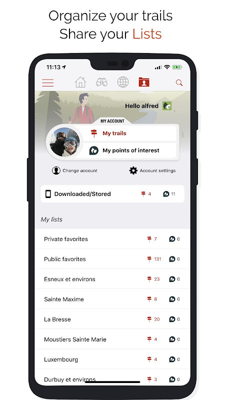 SityTrail hiking trail GPS screenshot image 8_Popularmodapk.com