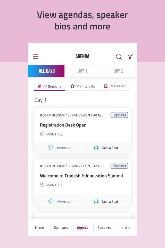 Tradeshift events screenshot image 1_Popularmodapk.com